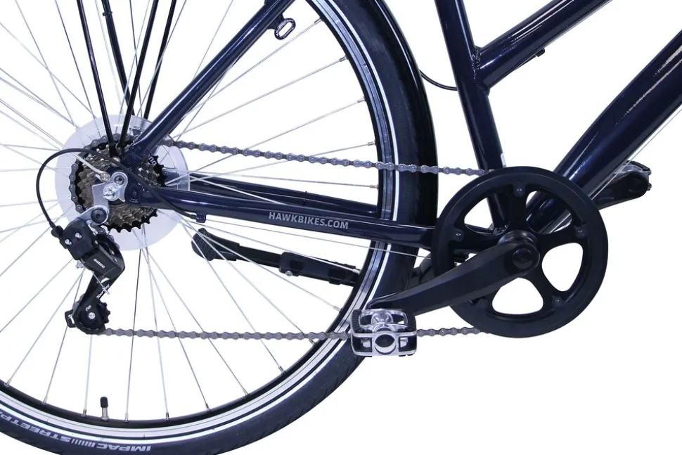 Hawk Citytrek Easy Lady Cityrad Damen 28 Zoll 46 cm Trapez - Anthrazit
