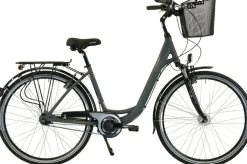 Hawk City Wave Deluxe Plus Cityrad Damen 26 Zoll 44 cm Wave - Anthrazit