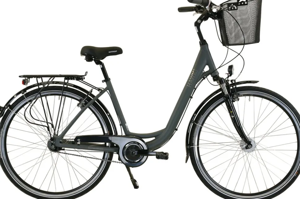 Hawk City Wave Deluxe Plus Cityrad Damen 26 Zoll 44 cm Wave - Anthrazit