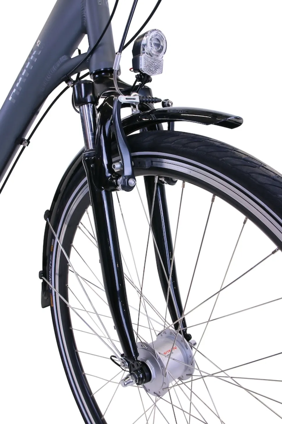 Hawk City Wave Deluxe Plus Cityrad Damen 26 Zoll 44 cm Wave - Anthrazit