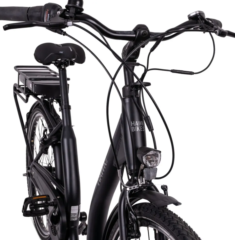 Hawk E-City Comfort E-Cityrad Damen 26 Zoll 44 cm Wave - Schwarz