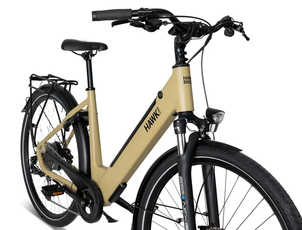 Hawk E-Trekking Lady E-Trekkingrad Damen 28 Zoll 50 cm Wave - Gelb