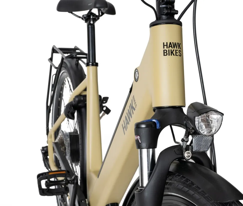 Hawk E-Trekking Lady E-Trekkingrad Damen 28 Zoll 50 cm Wave - Gelb