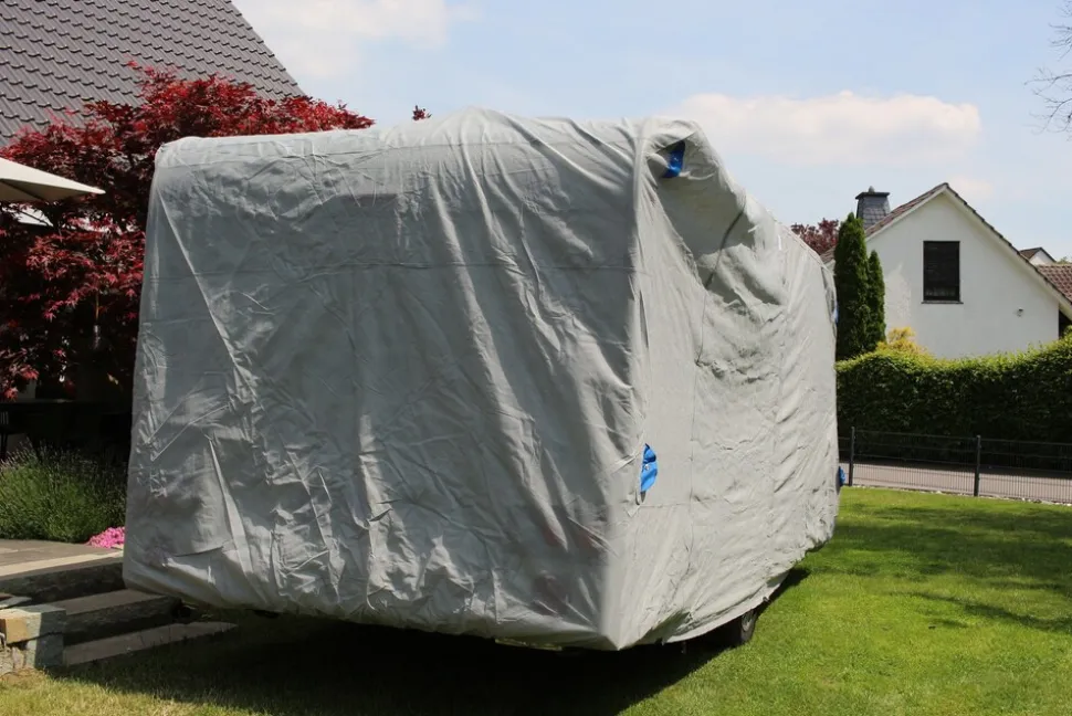 HC Outdoor Wohnwagen Abdeckplane Größe S 460 x 250 x 220 cm