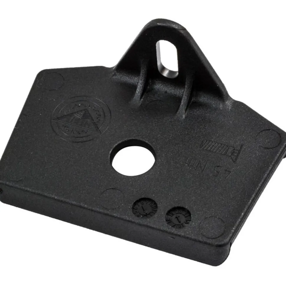 Hebie GFK Adapterplatte für Mittelbauständer Fahrradständer Montage Adapter Ständer Ständerplatte Platte universal