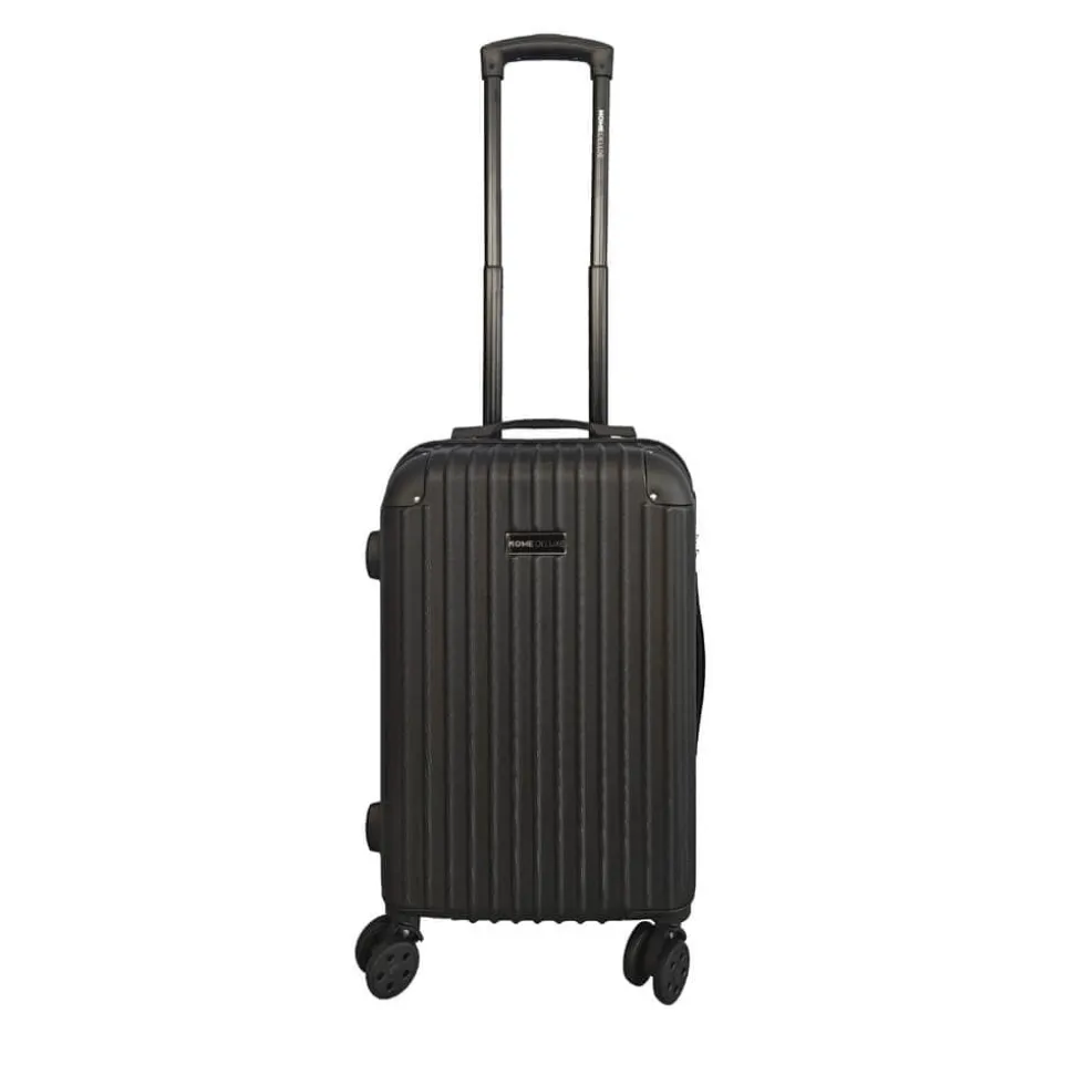 HOME DELUXE Reisekoffer Set VAYA – 3-teilig, Schwarz