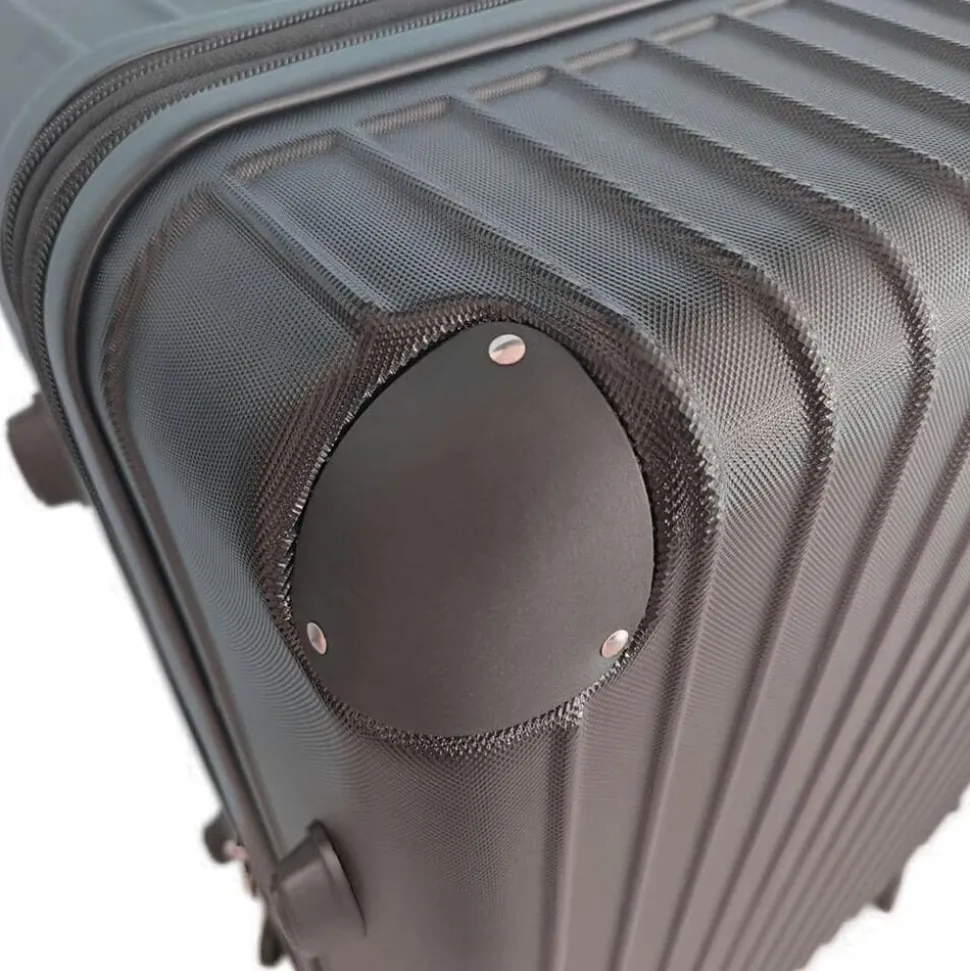 HOME DELUXE Reisekoffer Set VAYA – 3-teilig, Schwarz