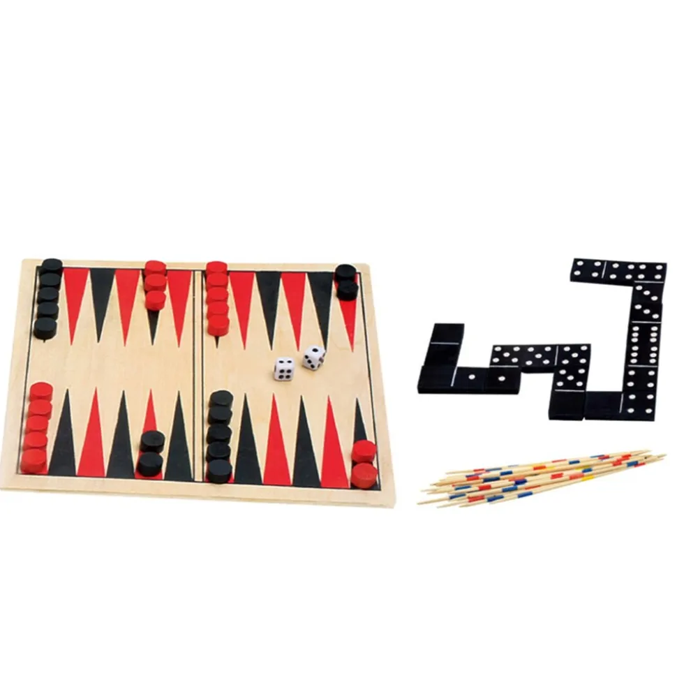 HTI-Living Gesellschaftsspiel 4 in 1