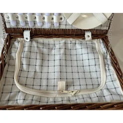 HTI-Living Picknickkorb für 2 Personen Finie Braun