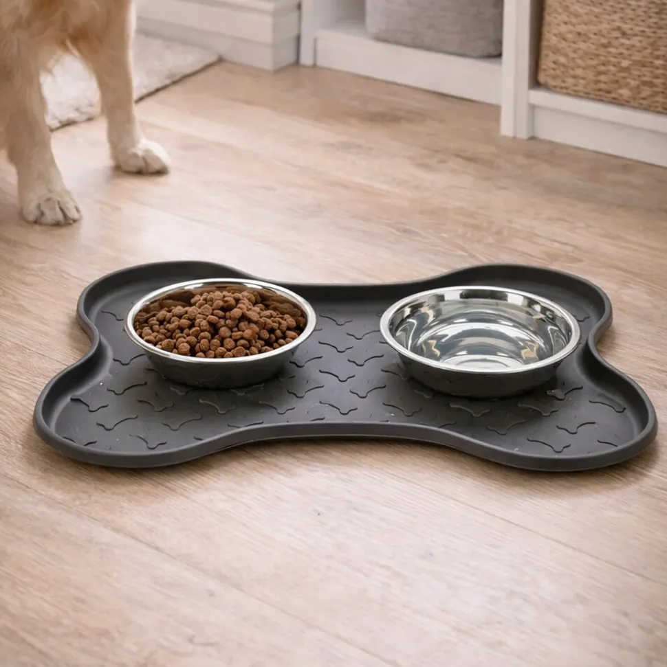 HTI-Living Tier-Futternapf, 2er Set Knochen