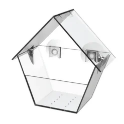HTI-Living Vogelfutterhaus Nessa transparent 1-teilig