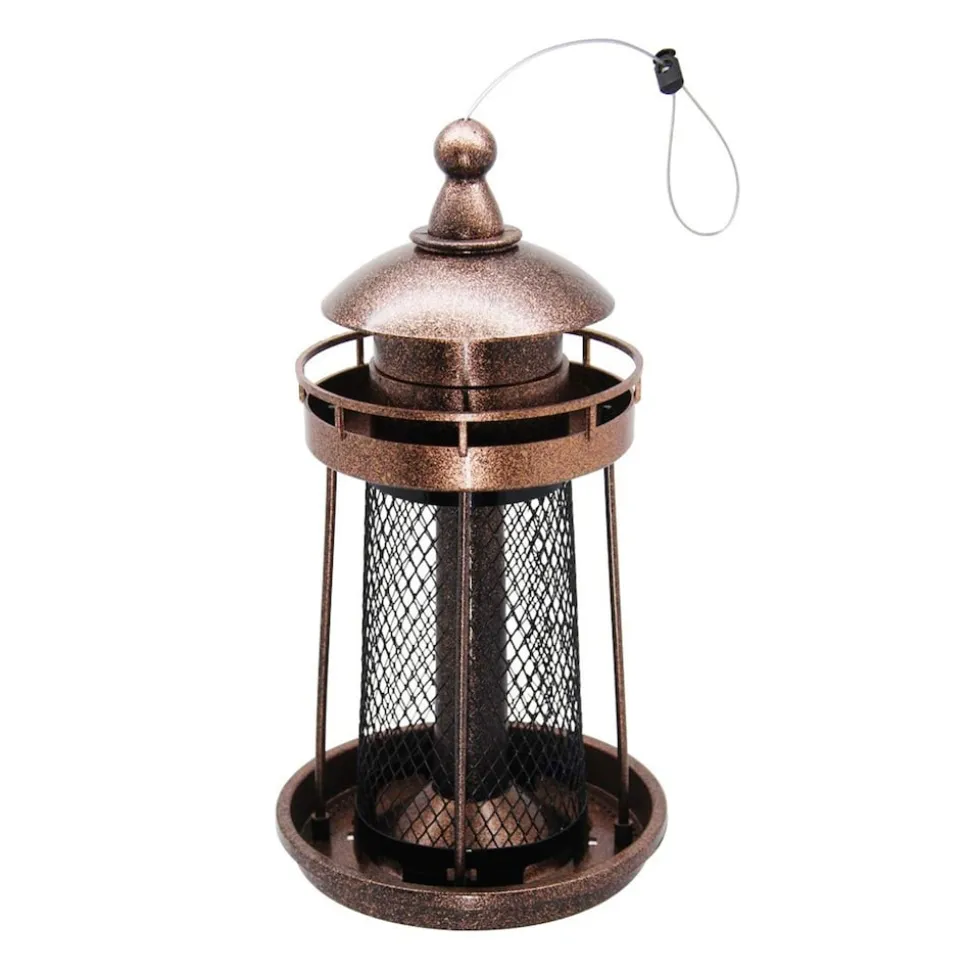 HTI-Living Vogelfutterspender Nessa Leuchtturm Metallic Gold