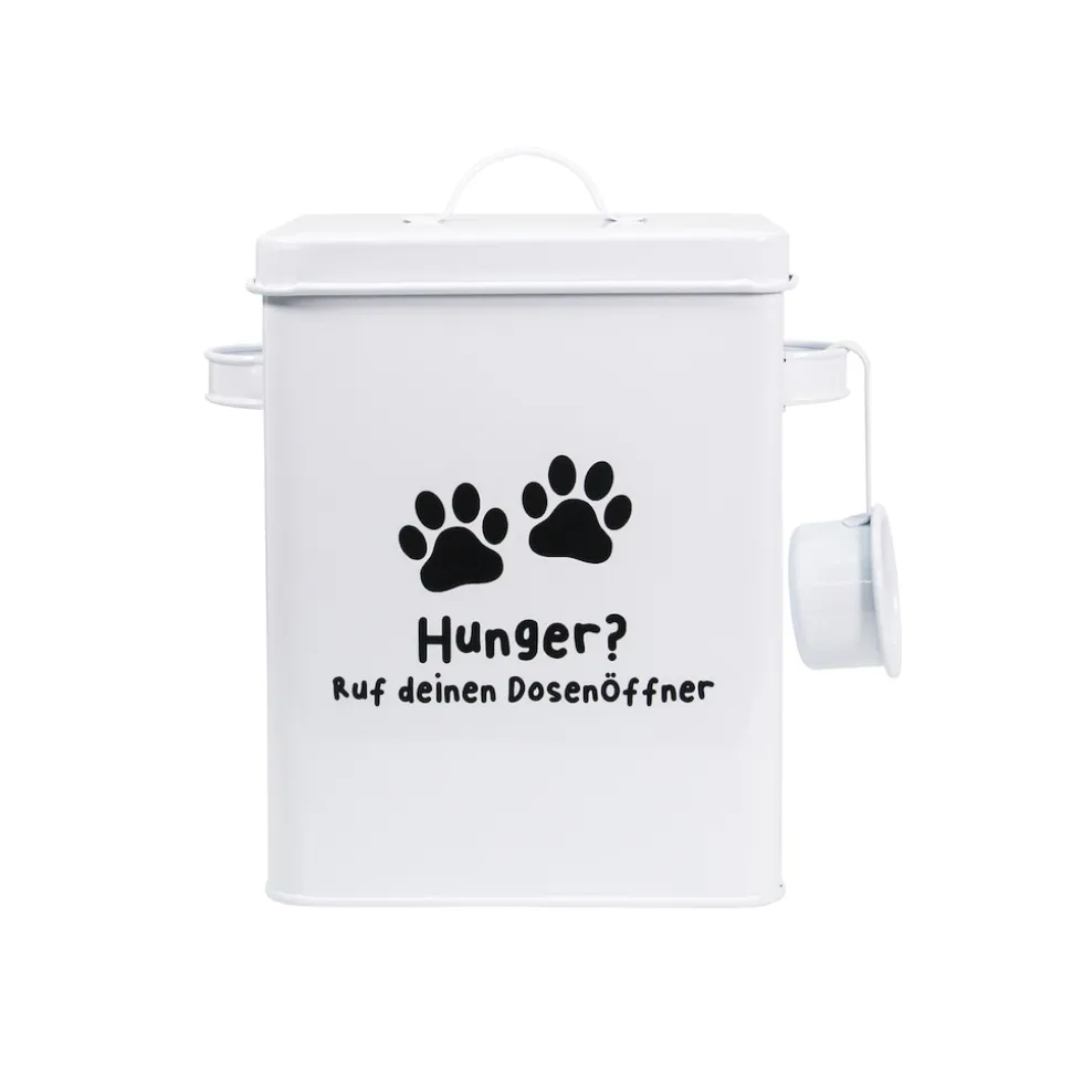HTI-Living Vorratsdose Tierfutter mit Dosierlöffel Landhaus