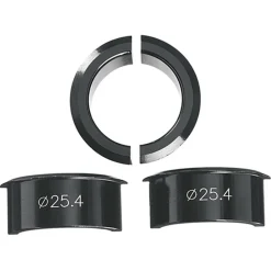 Humpert Ergotec 31,8 auf 25,4 mm Vorbau Adapter Reduzierhülse Lenkervorbau Fahrradvorbau Vorbauadapter Set