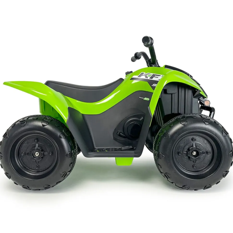 INJUSA Kawasaki KFX90 ATV 12V Elektroquad für Kinder ab 2 Jahren - batteriebetriebenes Quad mit Vorwärts- & Rückwärtsgang
