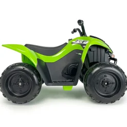 INJUSA Kawasaki KFX90 ATV 12V Elektroquad für Kinder ab 2 Jahren - batteriebetriebenes Quad mit Vorwärts- & Rückwärtsgang