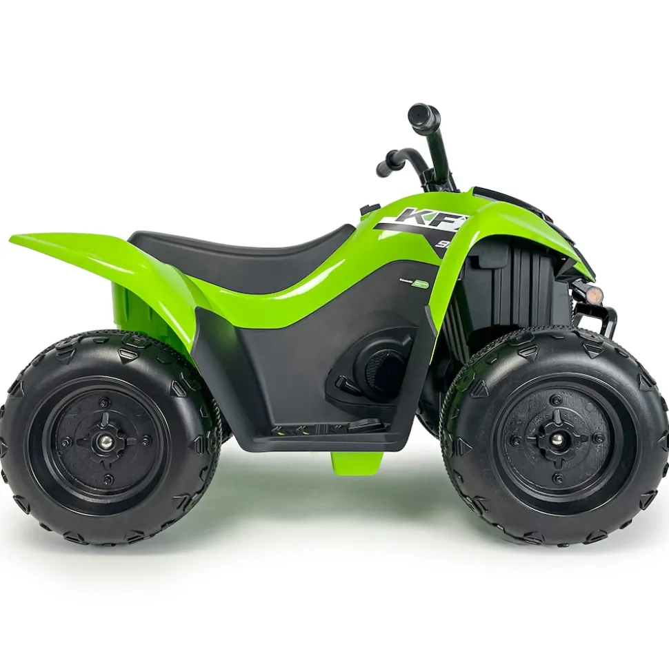 INJUSA Kawasaki KFX90 ATV 12V Elektroquad für Kinder ab 2 Jahren - batteriebetriebenes Quad mit Vorwärts- & Rückwärtsgang