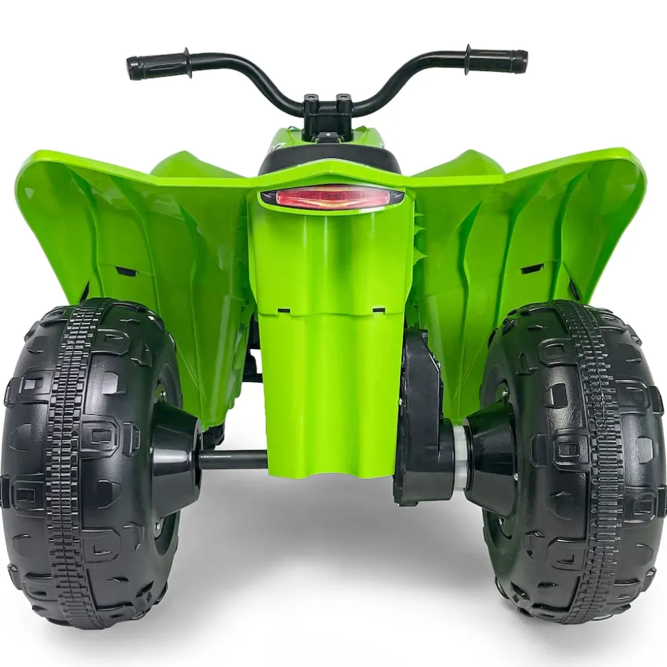 INJUSA Kawasaki KFX90 ATV 12V Elektroquad für Kinder ab 2 Jahren - batteriebetriebenes Quad mit Vorwärts- & Rückwärtsgang