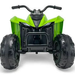 INJUSA Kawasaki KFX90 ATV 12V Elektroquad für Kinder ab 2 Jahren - batteriebetriebenes Quad mit Vorwärts- & Rückwärtsgang