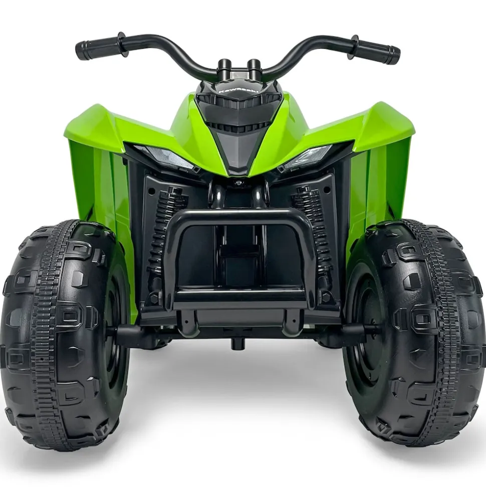 INJUSA Kawasaki KFX90 ATV 12V Elektroquad für Kinder ab 2 Jahren - batteriebetriebenes Quad mit Vorwärts- & Rückwärtsgang