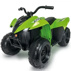 INJUSA Kawasaki KFX90 ATV 12V Elektroquad für Kinder ab 2 Jahren - batteriebetriebenes Quad mit Vorwärts- & Rückwärtsgang