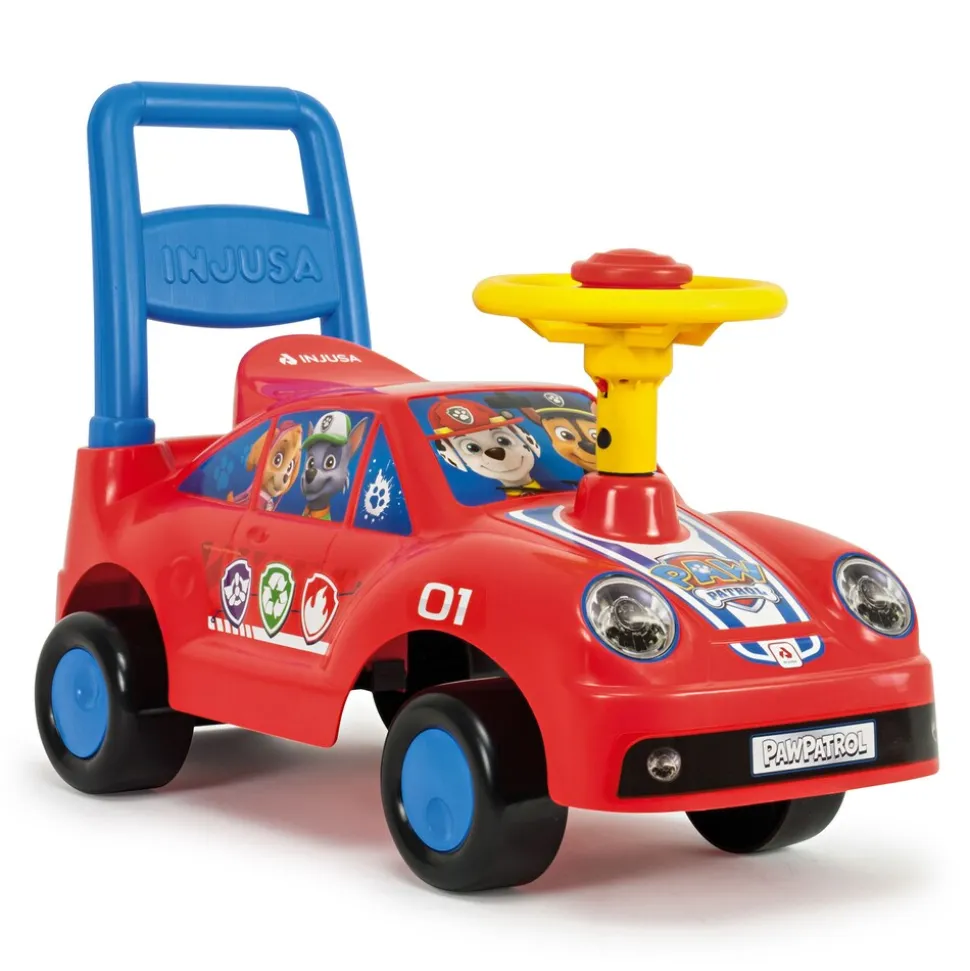 INJUSA Paw Patrol Racing Rutscher für Kinder ab 1 Jahr Lauflernspielzeug mit Marshall Lenkrad & Hupe – Ergonomisches Kinderauto mit Griff