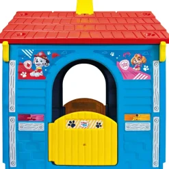INJUSA Paw Patrol Spielhaus für Kinder ab 3-6 Jahren Kinderhaus mit Haupttür, Briefkasten & Riegel – 2 Seitentüren & Fenster mit Außentheke