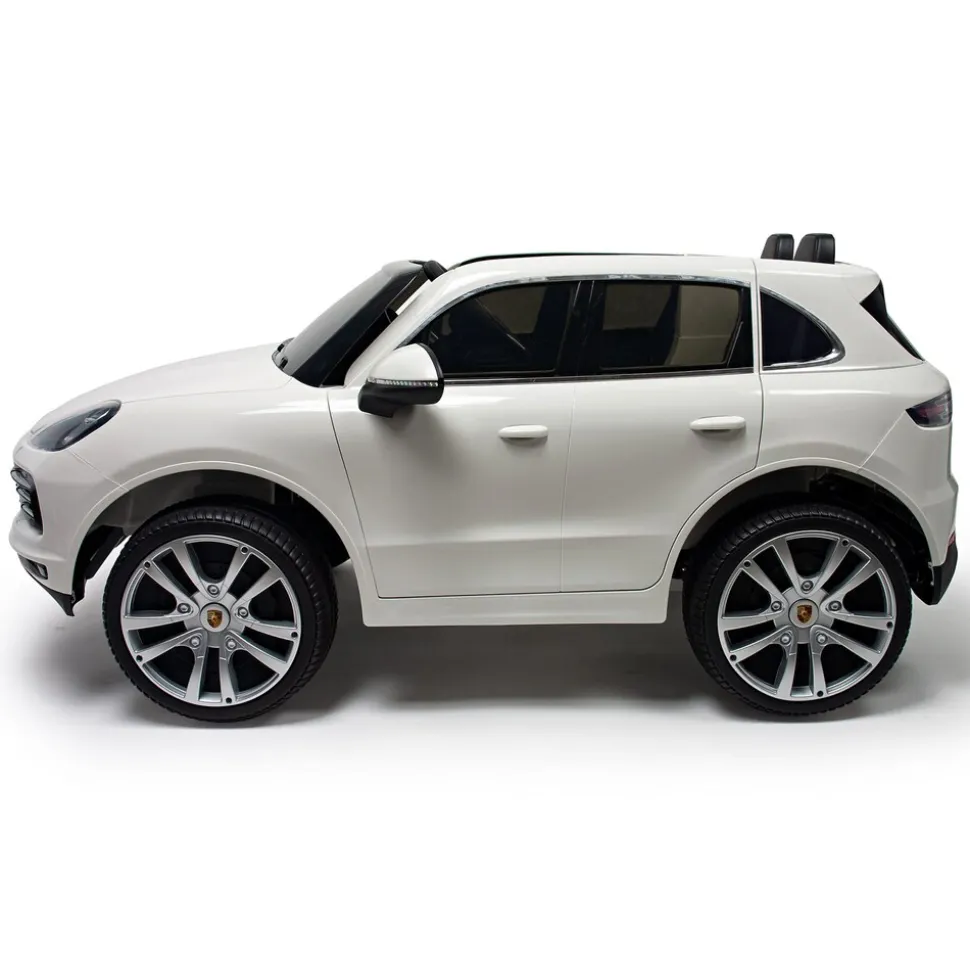 INJUSA Porsche Cayenne 12V Elektroauto für Kinder ab 3 Jahren – Elegantes SUV-Spielzeugauto mit Fernbedienung, Licht & Sound