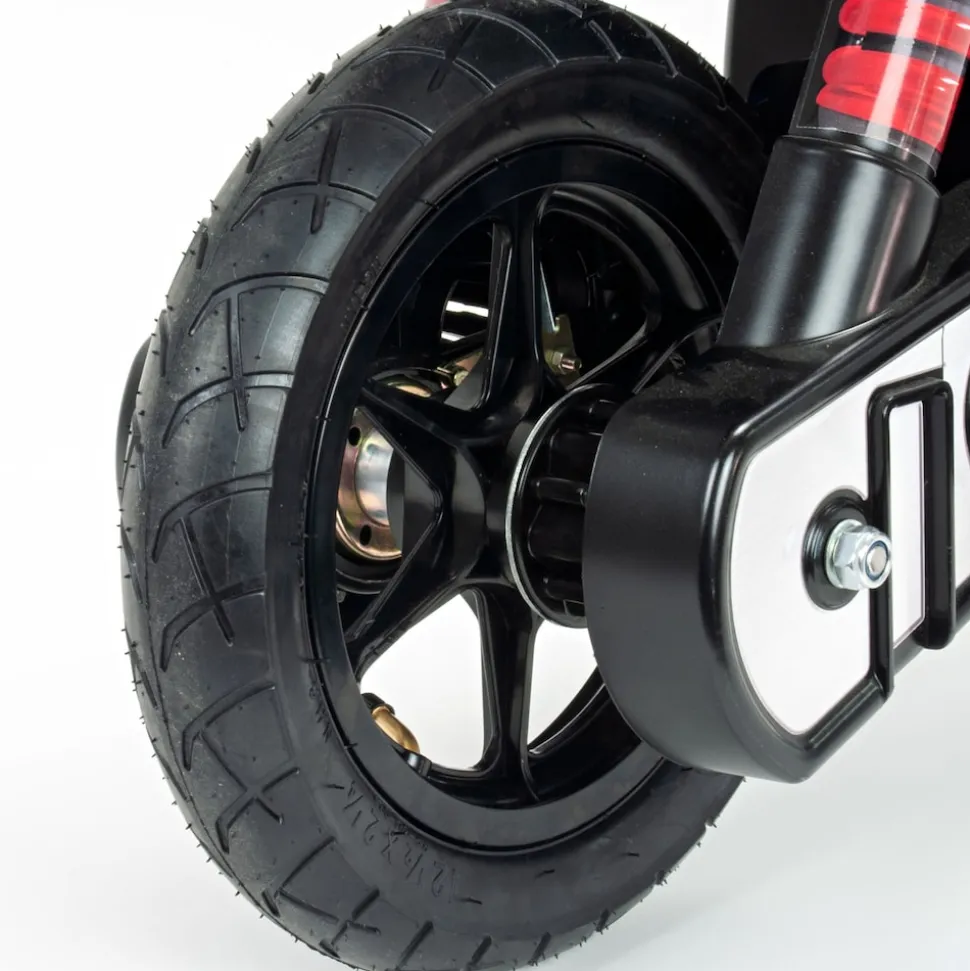 INJUSA Red Fighter Moto Cross Elektromotorrad für Kinder (6-10 Jahre) – 24V Elektro-Motorrad bis 11 km/h