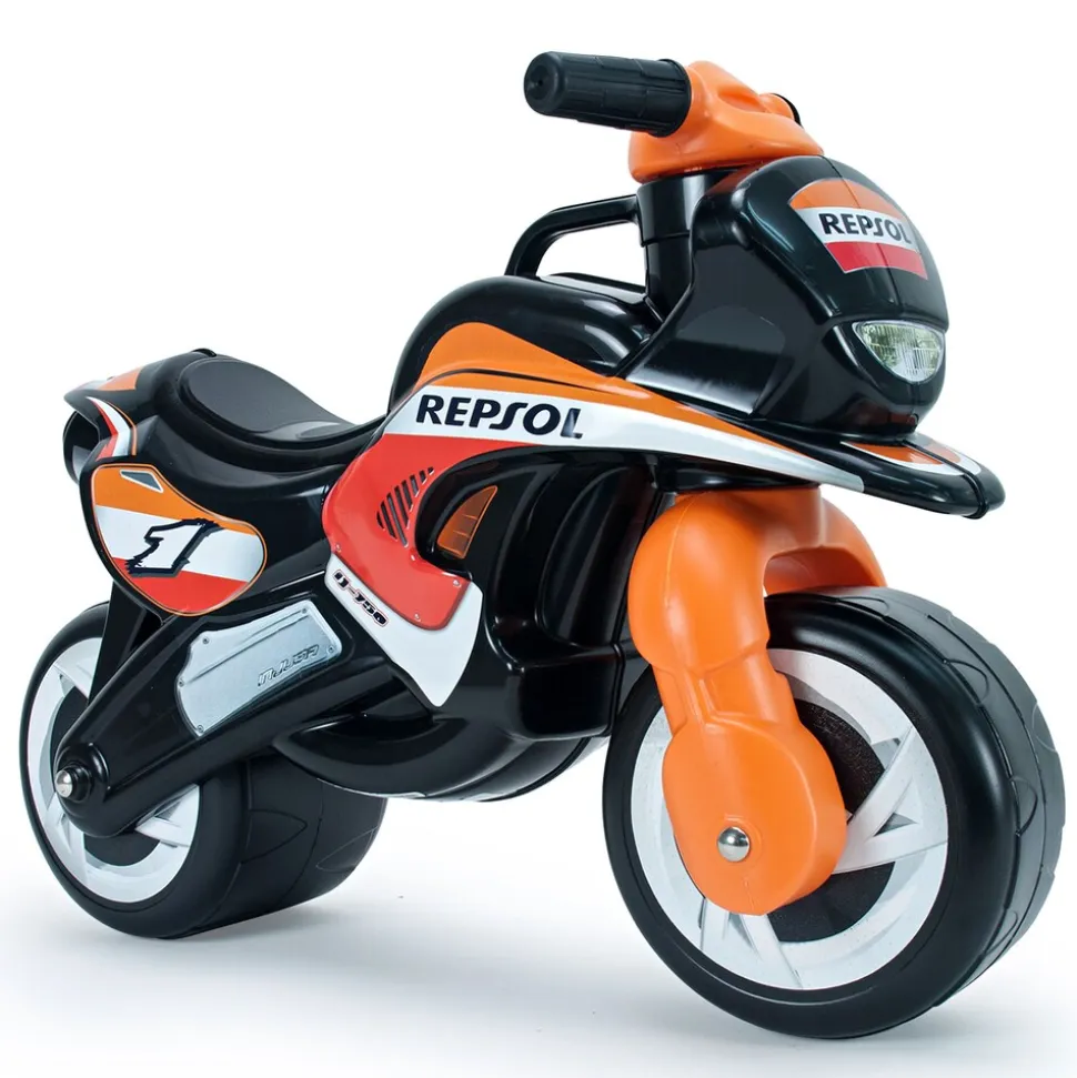 INJUSA Tundra Repsol Moto Laufrad ab 18 Monate – Kindermotorrad im Racing-Design mit breiten Rädern