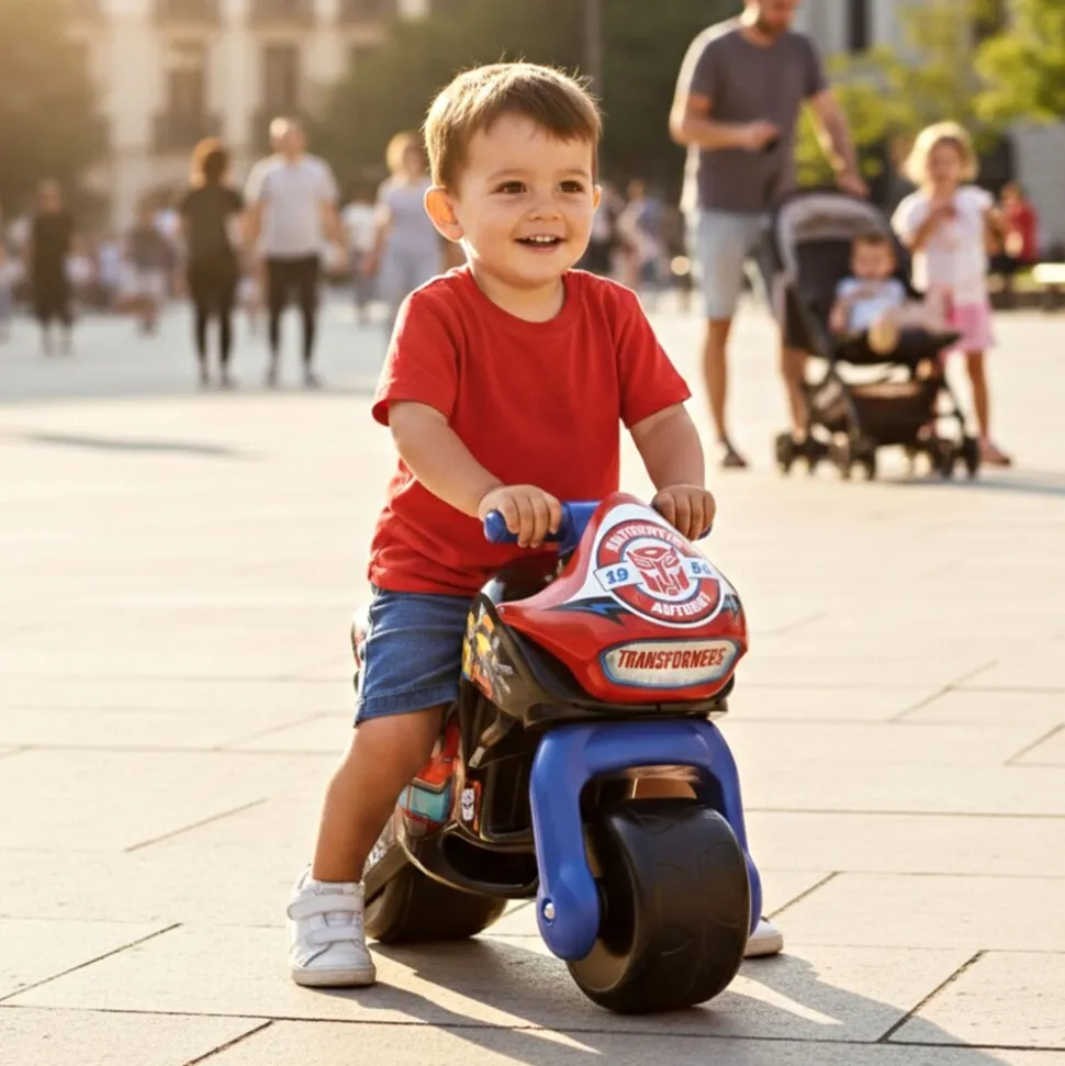 INJUSA Twin Dessert Transformers Lauflernhilfe & Motorrad-Rutscher für Babys & Kleinkinder (1-3 Jahre)