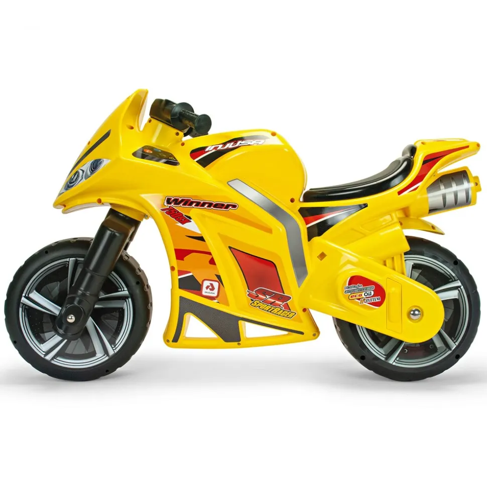 INJUSA Winner Moto Laufrad ab 4-7 Jahre Kindermotorrad Rutscherfahrzeug Indoor & Outdoor