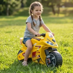 INJUSA Winner Moto Laufrad ab 4-7 Jahre Kindermotorrad Rutscherfahrzeug Indoor & Outdoor