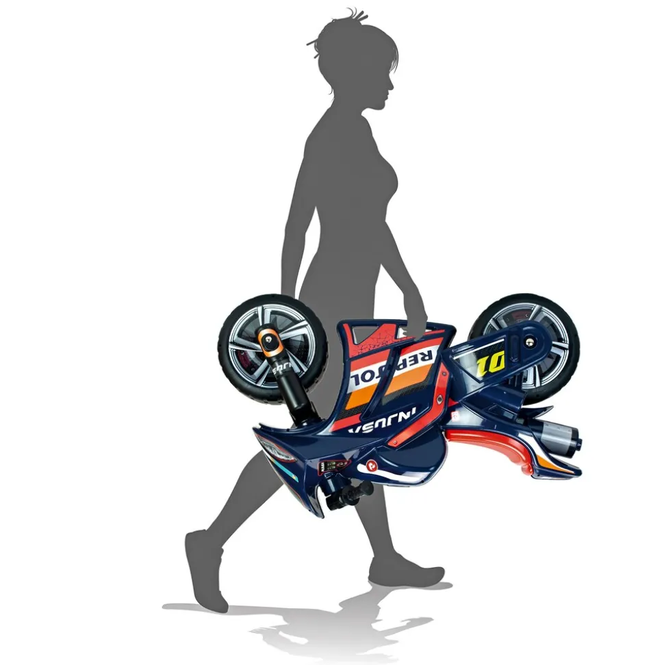 INJUSA Winner Repsol Moto Laufrad ab 4-7 Jahre – Großes Kindermotorrad Rutscherfahrzeug (Produkt aktuell ausverkauft)
