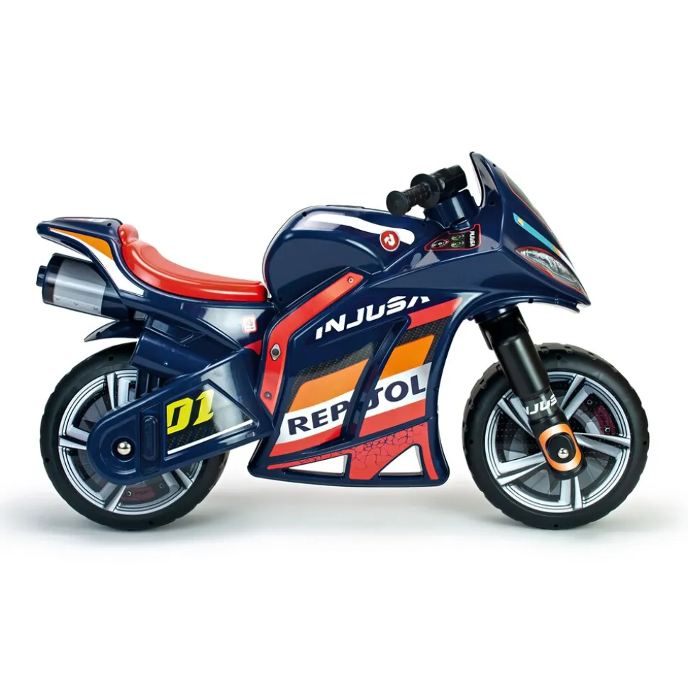 INJUSA Winner Repsol Moto Laufrad ab 4-7 Jahre – Großes Kindermotorrad Rutscherfahrzeug (Produkt aktuell ausverkauft)