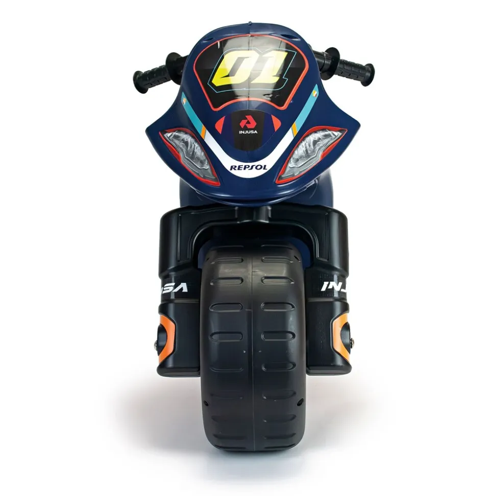 INJUSA Winner Repsol Moto Laufrad ab 4-7 Jahre – Großes Kindermotorrad Rutscherfahrzeug (Produkt aktuell ausverkauft)