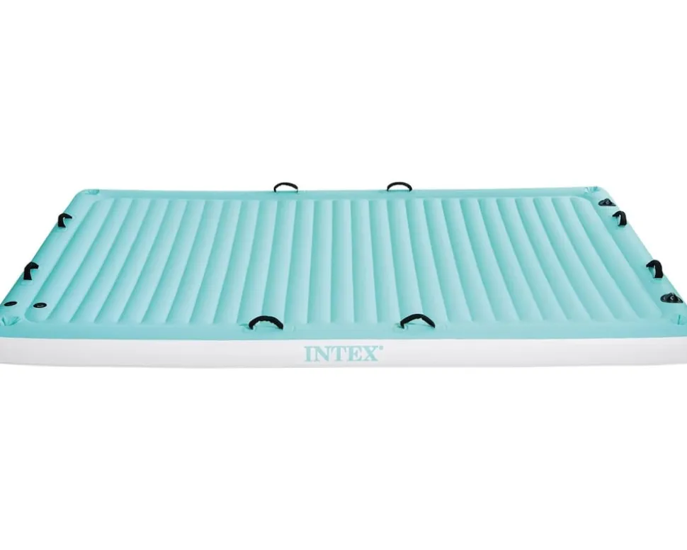 INTEX 56289EU - Luftmatratze - Water Lounge (310x183x18cm) groß, bis 400kg belastbar, 4 Personen