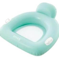 INTEX 56801EU Pillow Float Lounge aufblasbare Schwimmliege Netzsitz Schwimsessel grün