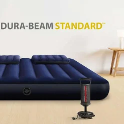 INTEX Luftbett DuraBeam Classic Queen 152x203 cm mit Pumpe & Kissen Set