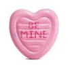 INTEX Luftmatratze Candy Heart Island Herzform 145x142cm Aufblasbar Pool