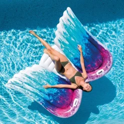 INTEX Luftmatratze Engelsflügel 216x155cm - Pool Lounge mit Griffen