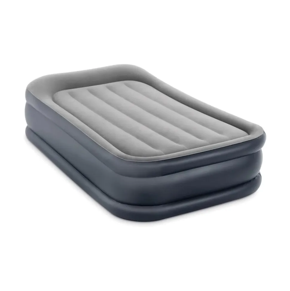 INTEX 64132ND Luftbett DuraBeam Deluxe Pillow Twin 99x191x42cm integrierte Pumpe