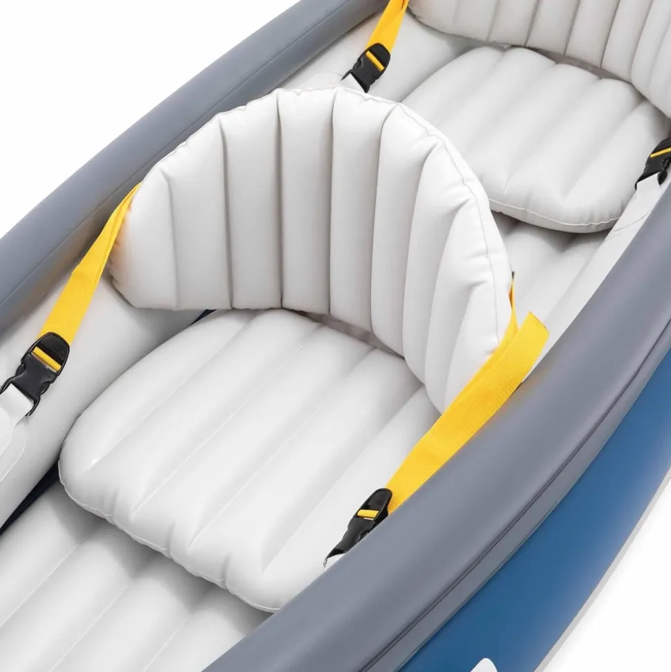 INTEX 68389N Kajak Wyoming C2 2-Personen Schlauchboot 302x89x53cm inkl. Paddel