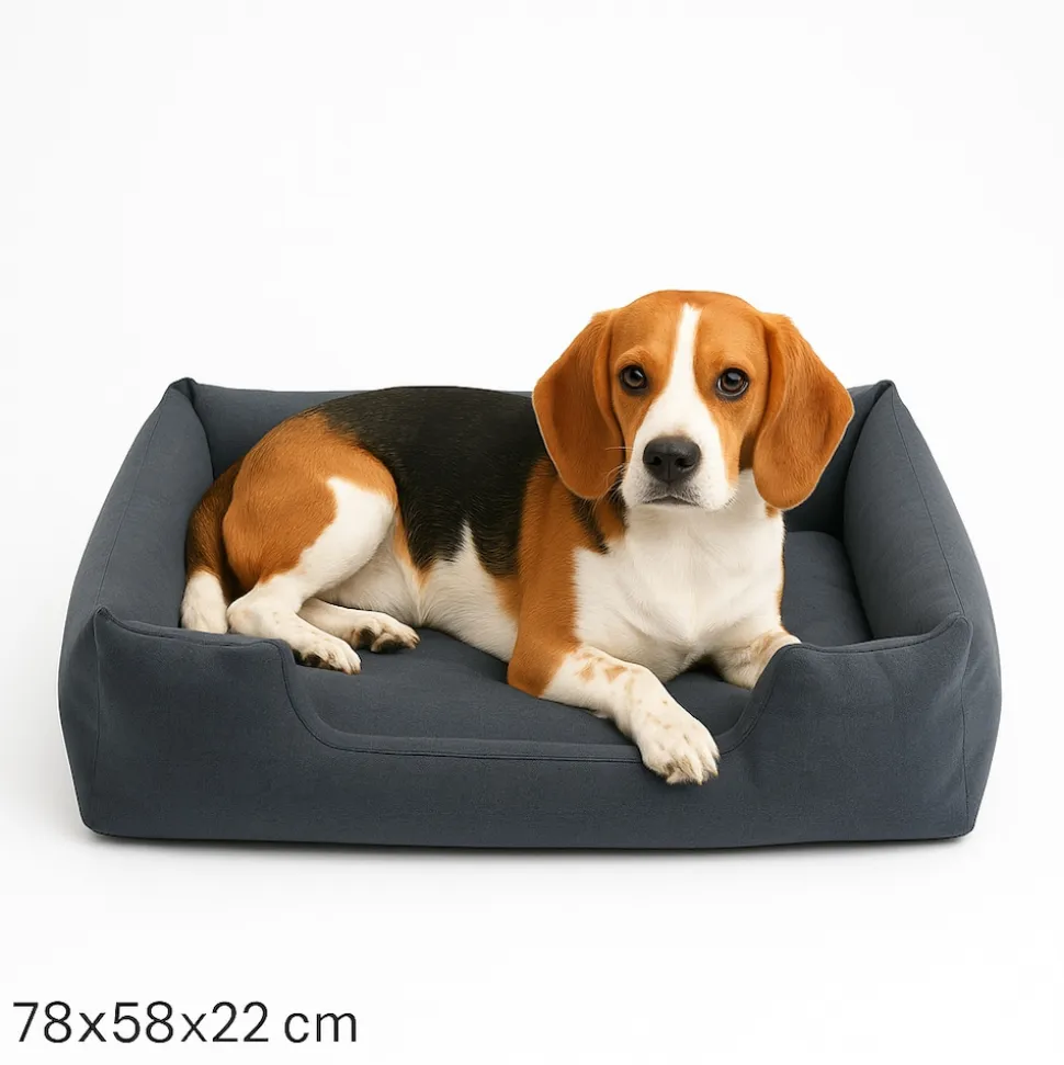 INTEX 48701NP - Hunde-Bett - für Hunde bis 9,1kg (78x58x22cm) Tierbett Pet Bed mit Handpumpe