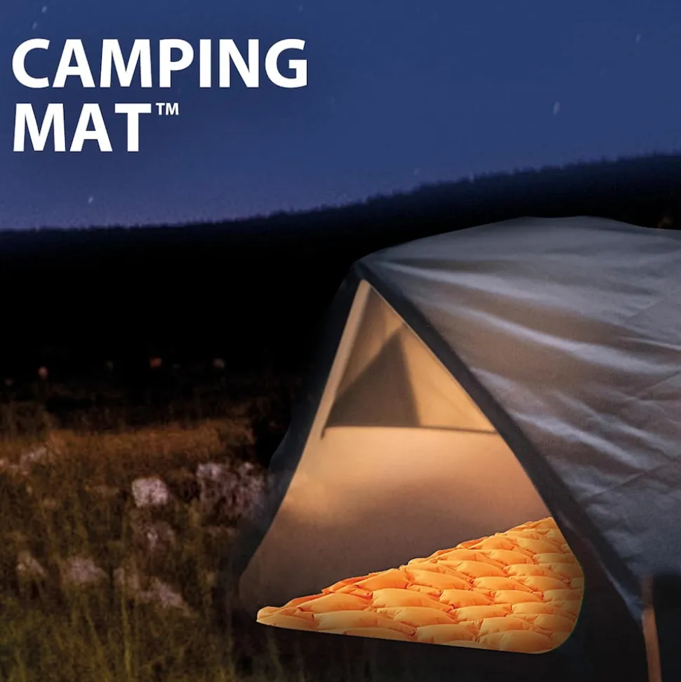 INTEX 64098NP - Luftmatratze - Truaire (orange, 71x191x11cm) Luftbett Campingmatte