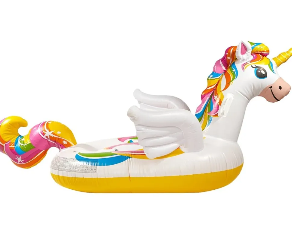 INTEX 57561NP - Schwimmtier - zauberhaftes Einhorn (198x140x102cm) Ride-On Floater