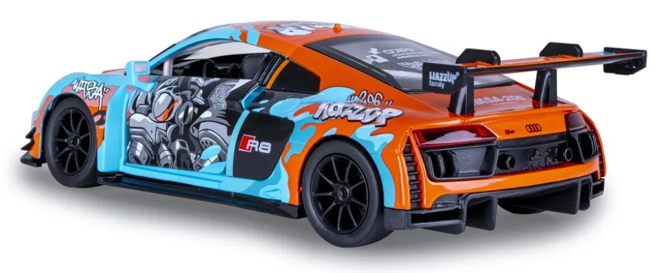 JAMARA Audi R8 LMS Diecast 1:24 blau inkl. Knopfzellen
