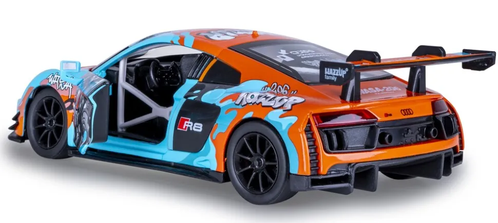 JAMARA Audi R8 LMS Diecast 1:24 blau inkl. Knopfzellen