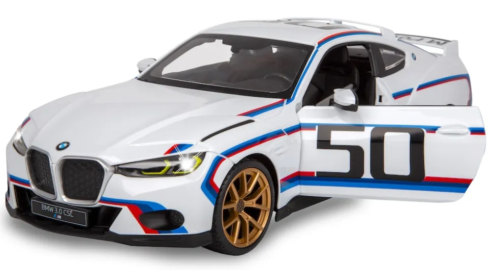 JAMARA BMW 3.0 CSL 1:14 weiß 2,4GHz Tür manuell