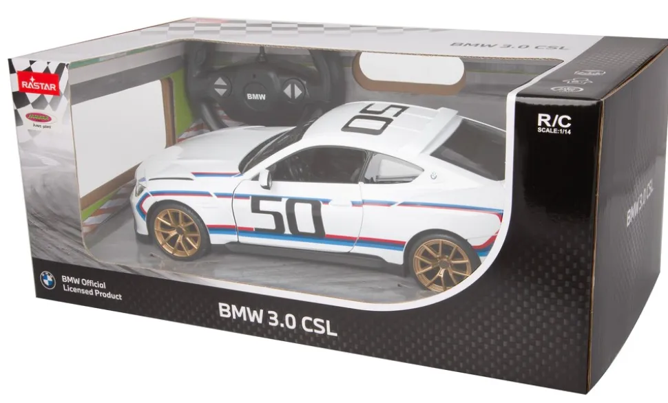 JAMARA BMW 3.0 CSL 1:14 weiß 2,4GHz Tür manuell